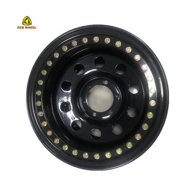 qualidade  Real Beadlock Guaranteed Customization 4*4 Welding Steel Wheel 15*6 Inch Offroad Beadlock Wheels 4*4 Steel Rims fábrica