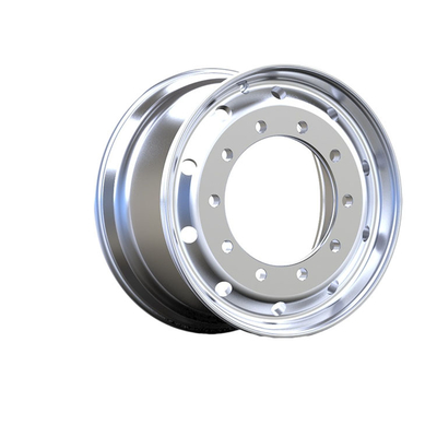 22.5x11.75 Aluminum Truck Rims Wheels 10 Holes China Supplier Heavy Duty Truck Rim