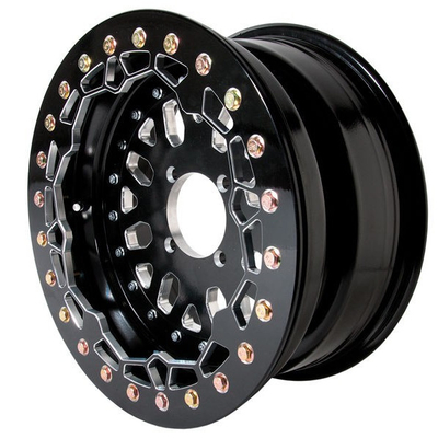 6061 T6 15x10 Beadlock UTV Wheels Aluminum Wheels 15&quot; x 10&quot; 5+5 4/156 Front Rear Wheels For RZR 1000